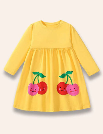 Cherry Appliqué Dress - Mini Taylor
